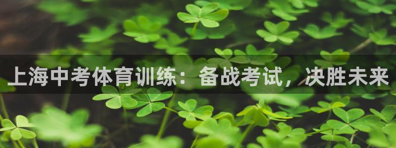 富联申购：上海中考体育训练：备战考试，决胜未来