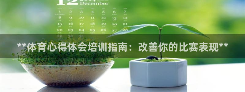 富联平台主管代理：**体育心得体会培训指南：改善你的比赛表现
