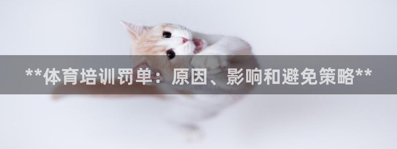 富联娱乐官方网站下载安卓：**体育培训罚单：原因、影响和避免